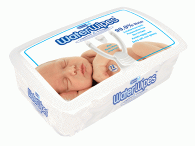 Derma H2O Water Wipes 72 Wipes